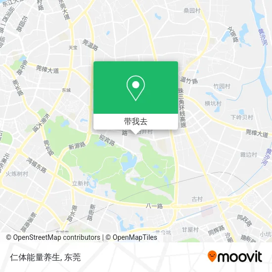 仁体能量养生地图