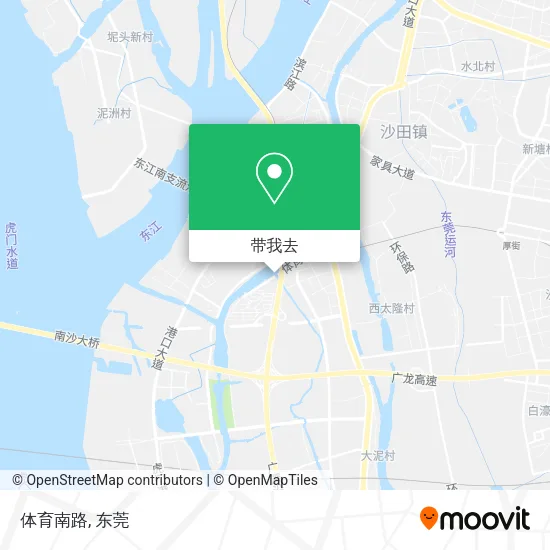 体育南路地图