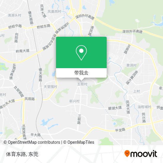 体育东路地图