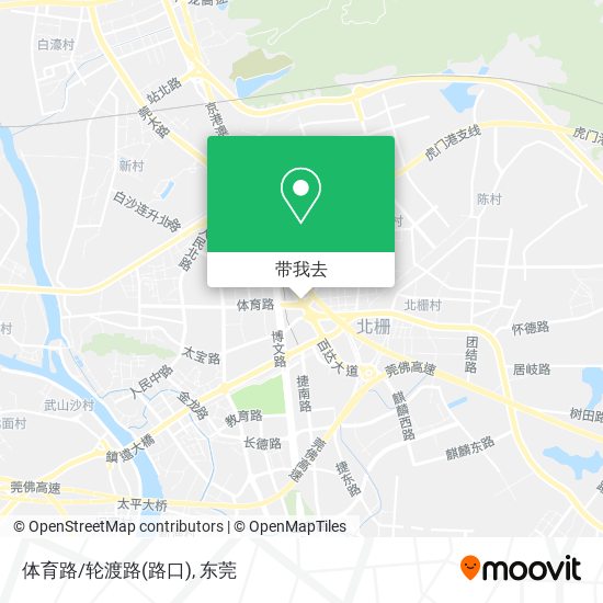 体育路/轮渡路(路口)地图