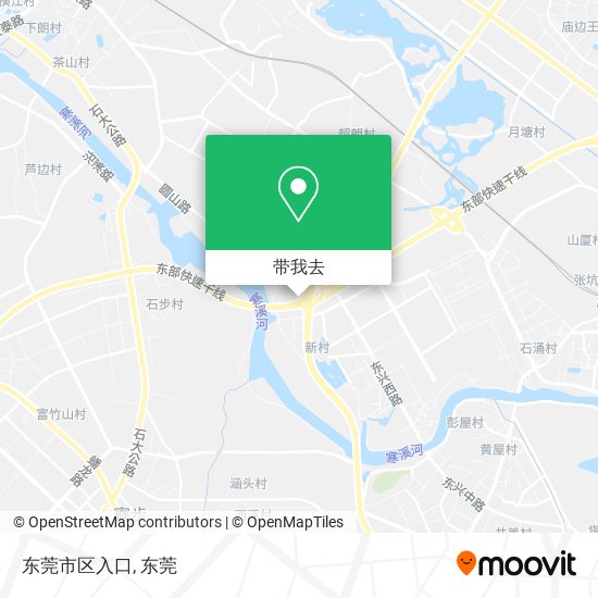 东莞市区入口地图