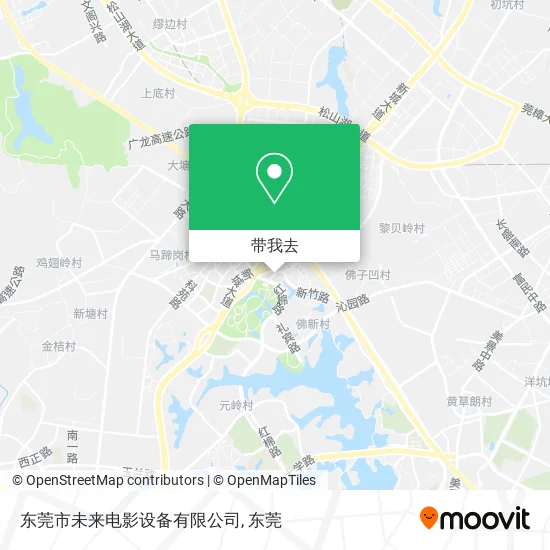 东莞市未来电影设备有限公司地图