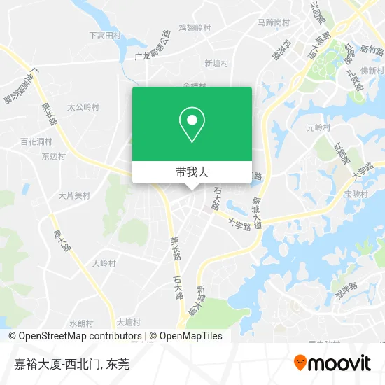 嘉裕大厦-西北门地图