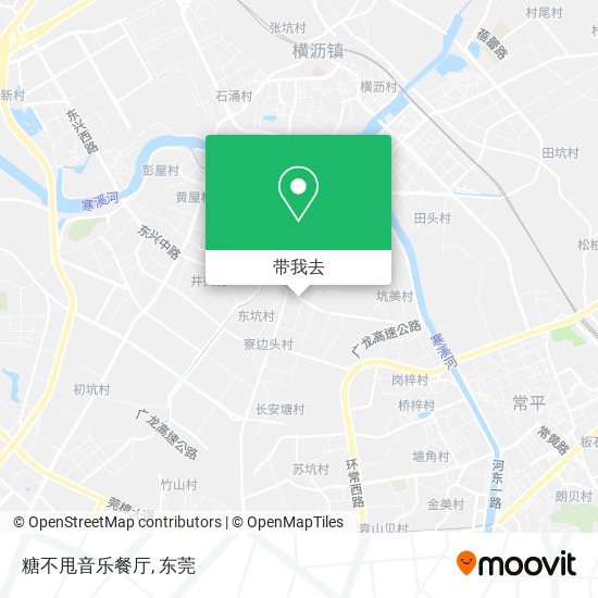 糖不甩音乐餐厅地图