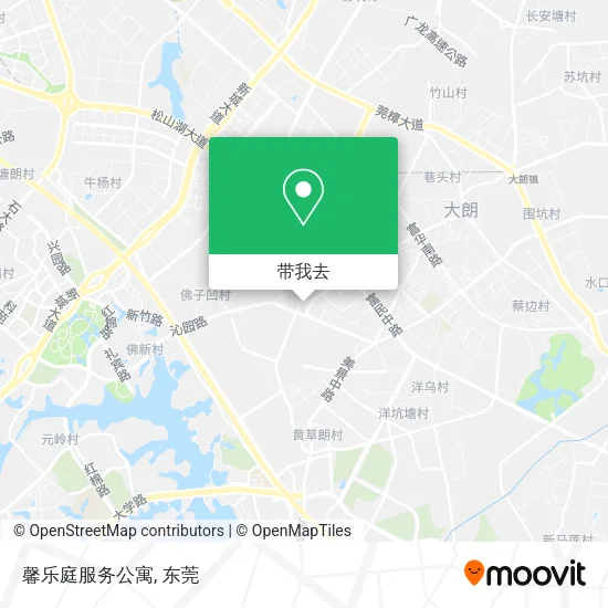 馨乐庭服务公寓地图
