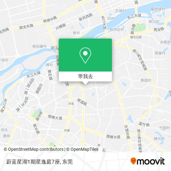 蔚蓝星湖1期星逸庭7座地图