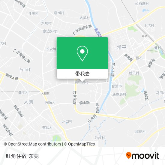 旺角住宿地图