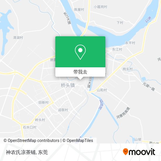 神农氏凉茶铺地图