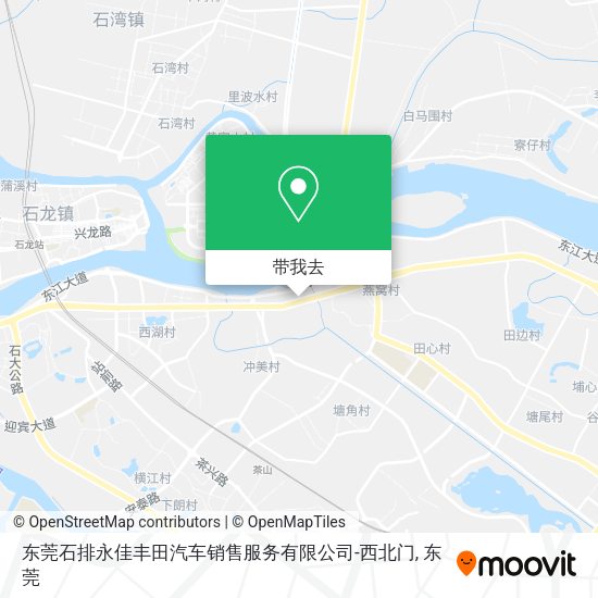 东莞石排永佳丰田汽车销售服务有限公司-西北门地图