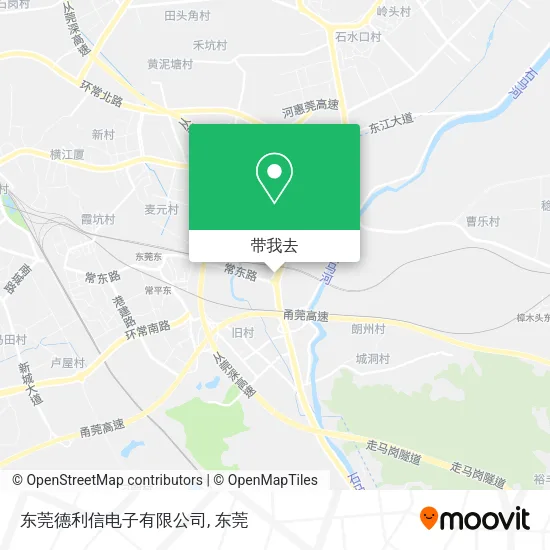 东莞德利信电子有限公司地图