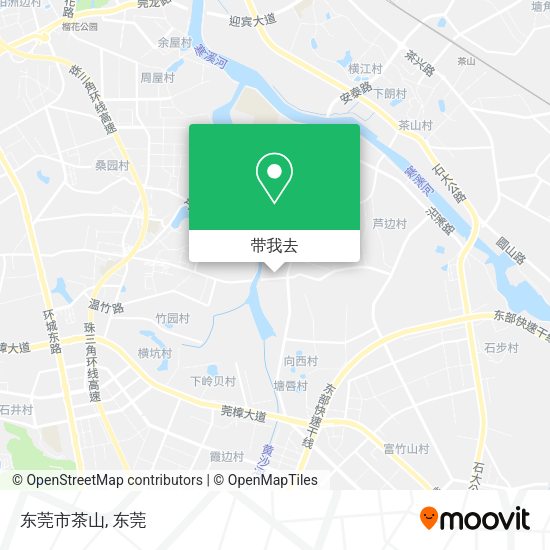 东莞市茶山地图