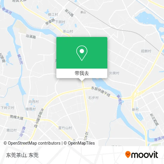 东莞茶山地图