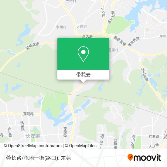 莞长路/龟地一街(路口)地图