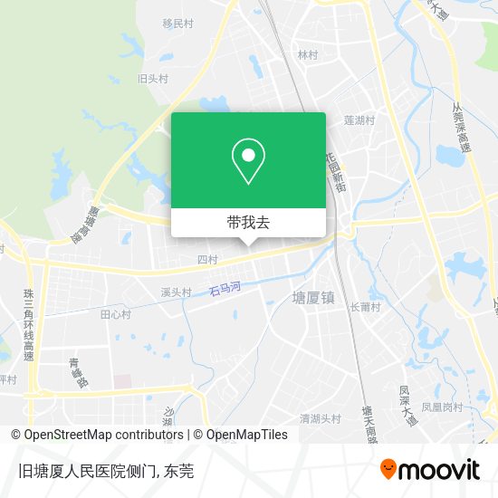 旧塘厦人民医院侧门地图