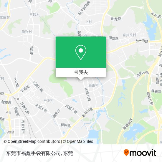 东莞市福鑫手袋有限公司地图