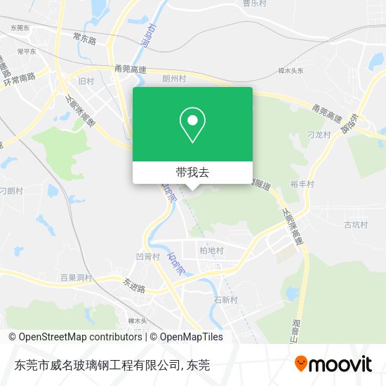 东莞市威名玻璃钢工程有限公司地图