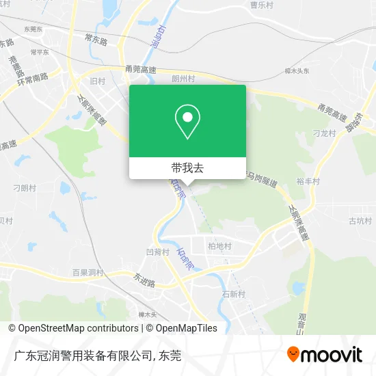 广东冠润警用装备有限公司地图