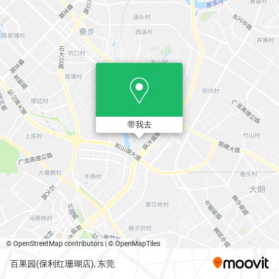 百果园(保利红珊瑚店)地图
