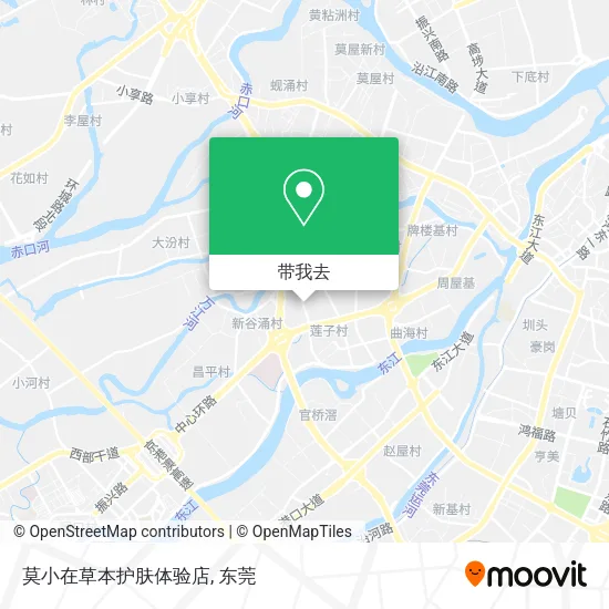 莫小在草本护肤体验店地图