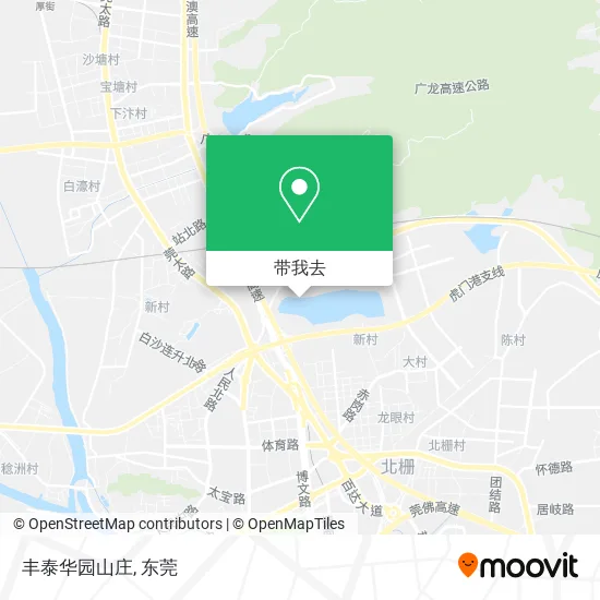 丰泰华园山庄地图