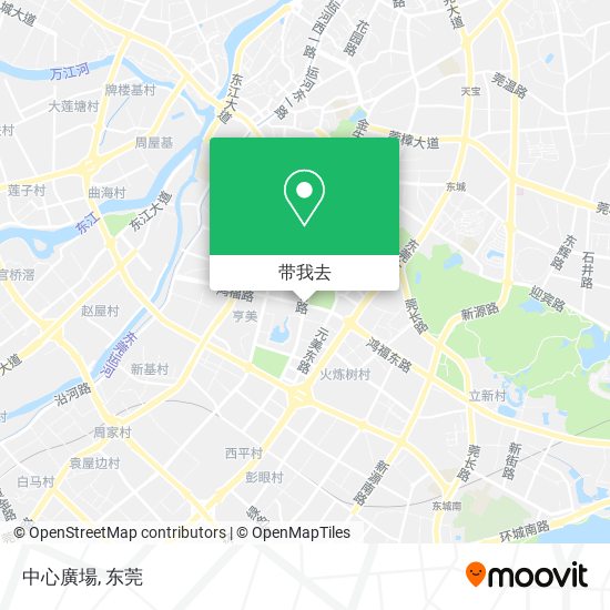 中心廣場地图