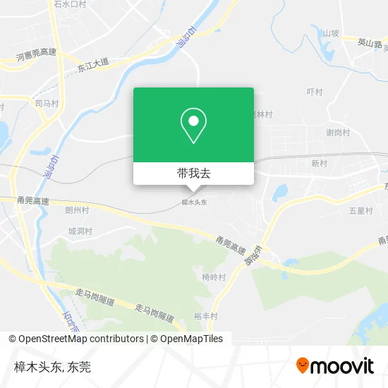 樟木头东地图