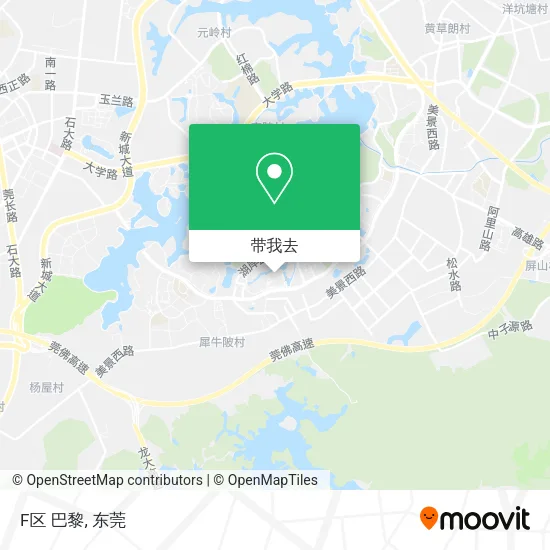 F区 巴黎地图