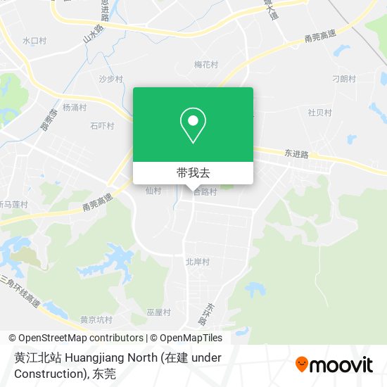 黄江北站 Huangjiang North (在建 under Construction)地图