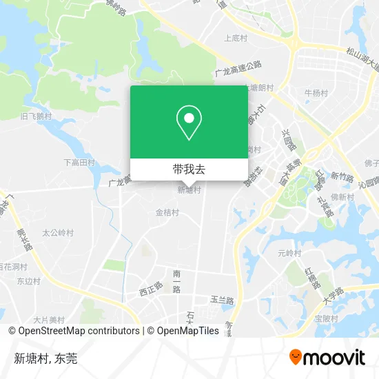 新塘村地图