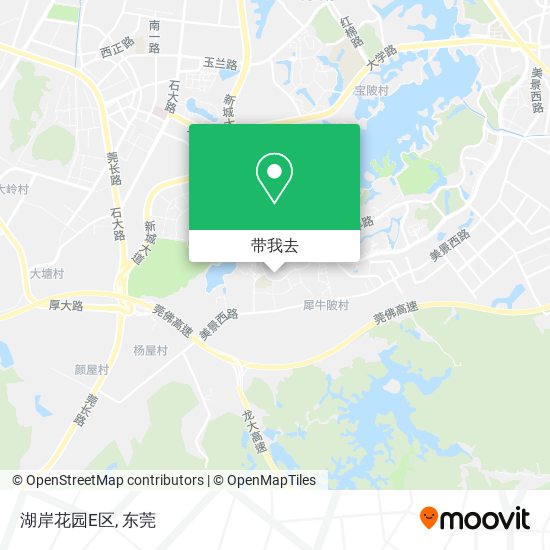 湖岸花园E区地图