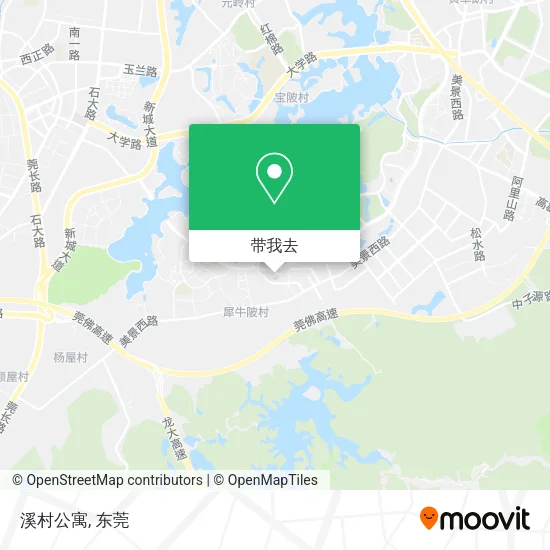 溪村公寓地图