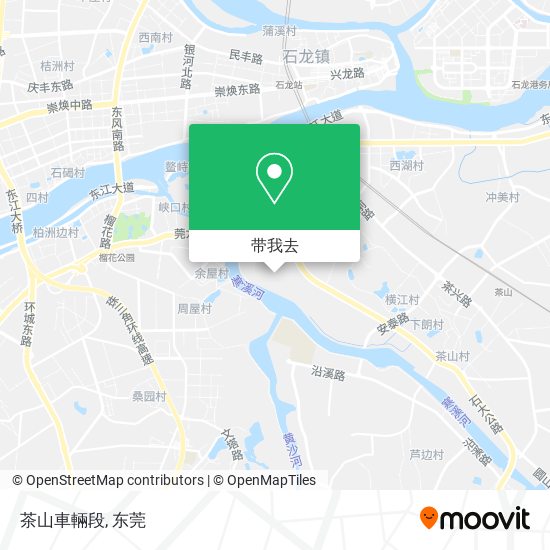 茶山車輛段地图