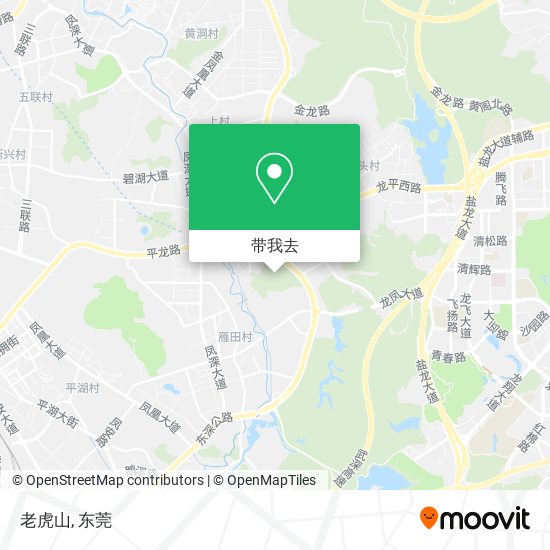 老虎山地图