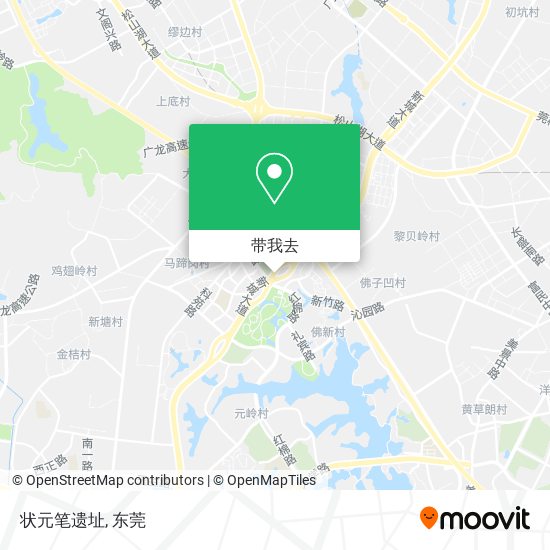 状元笔遗址地图