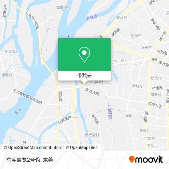 东莞展览2号馆地图