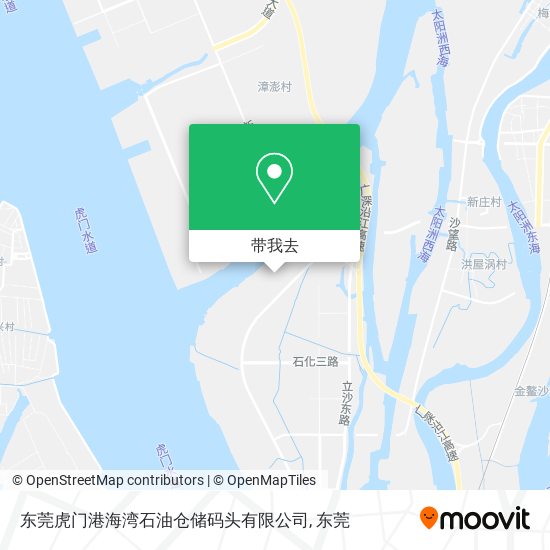 东莞虎门港海湾石油仓储码头有限公司地图