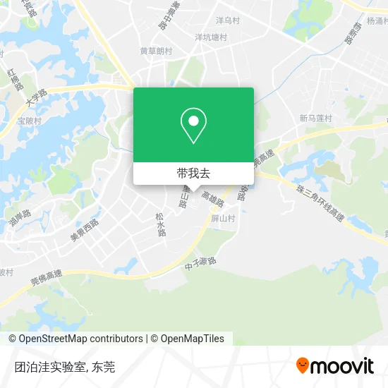 团泊洼实验室地图