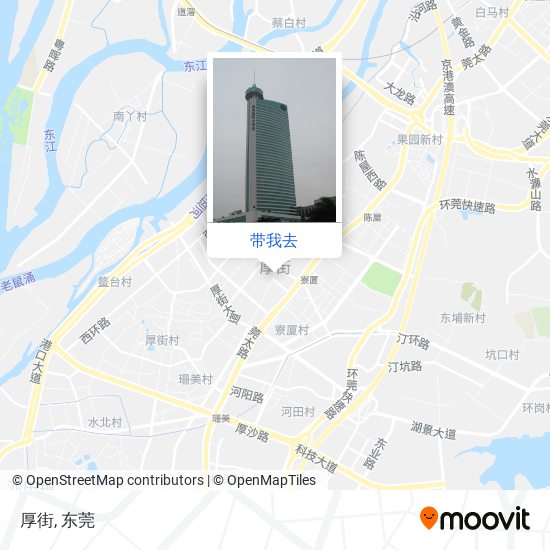 厚街地图