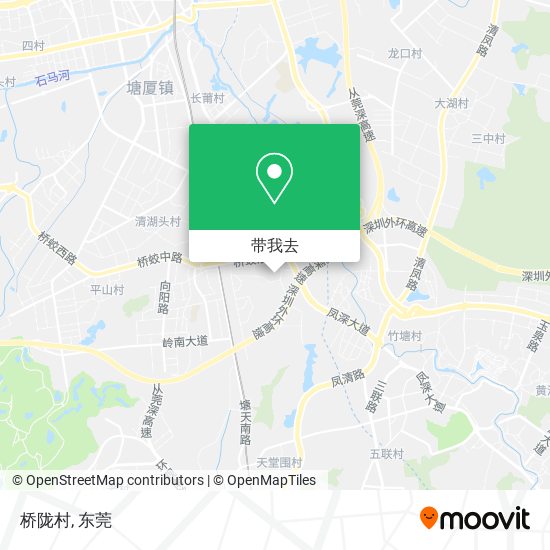 桥陇村地图