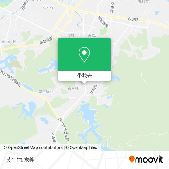 黄牛铺地图
