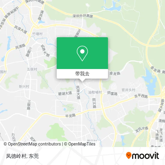 凤德岭村地图