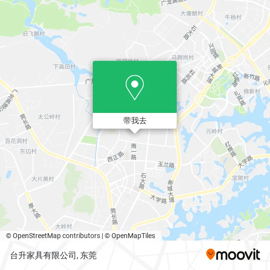 台升家具有限公司地图