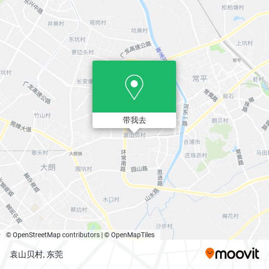 袁山贝村地图