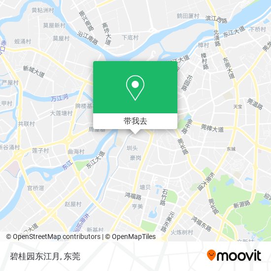 碧桂园东江月地图