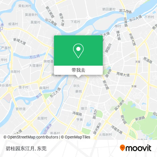碧桂园东江月地图