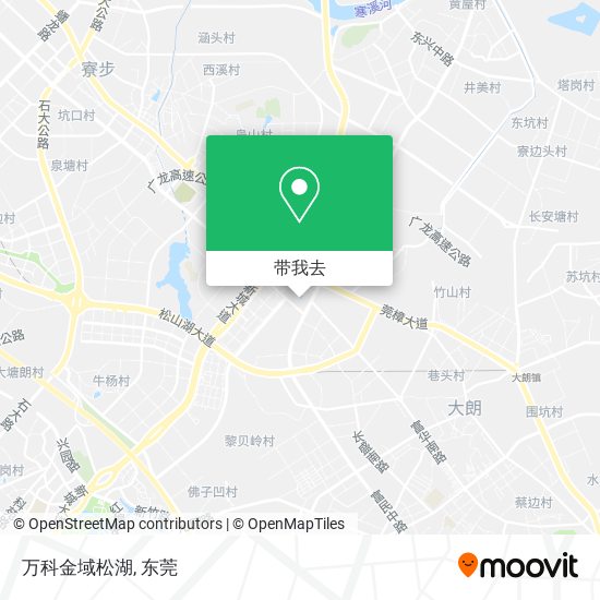 万科金域松湖地图