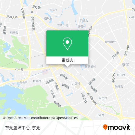 东莞篮球中心地图