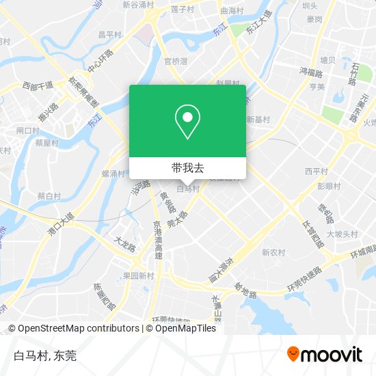白马村地图