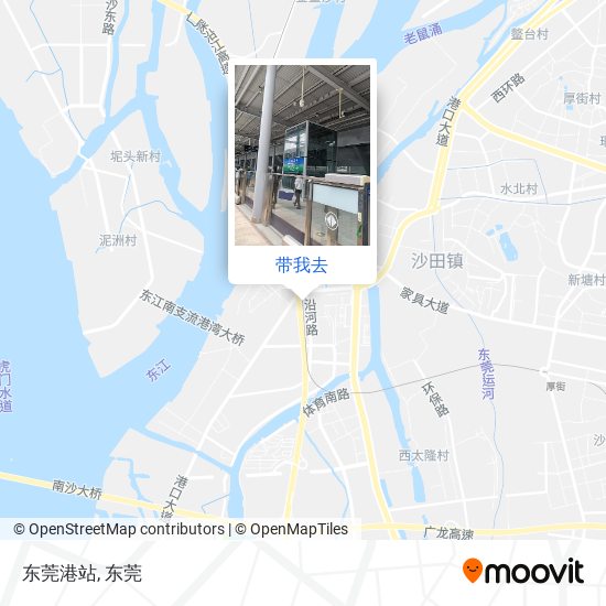 东莞港站地图