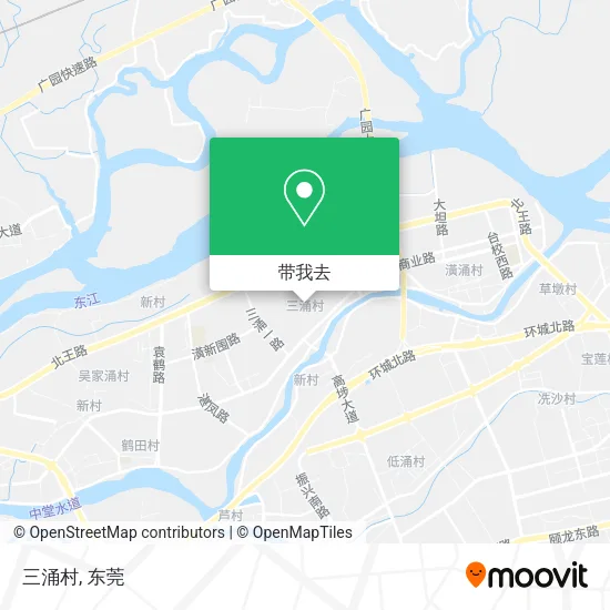 三涌村地图